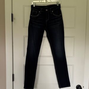 Silver Jeans Women's Dark Blue Boyfriend Jeans